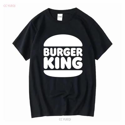 Новая футболка Логотип Burger King Мужская Черная Размер США S до 5XL с длинным или коротким рукавом винтажная Стильная Немного homme Повседневная