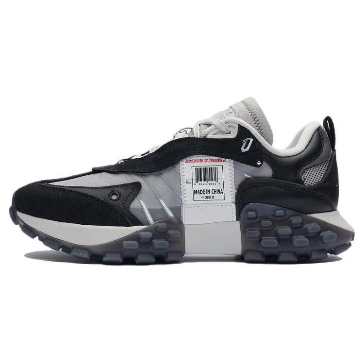 Кеды Li Ning Низкие Повседневные Мужские Серый Черный ARYR025-4