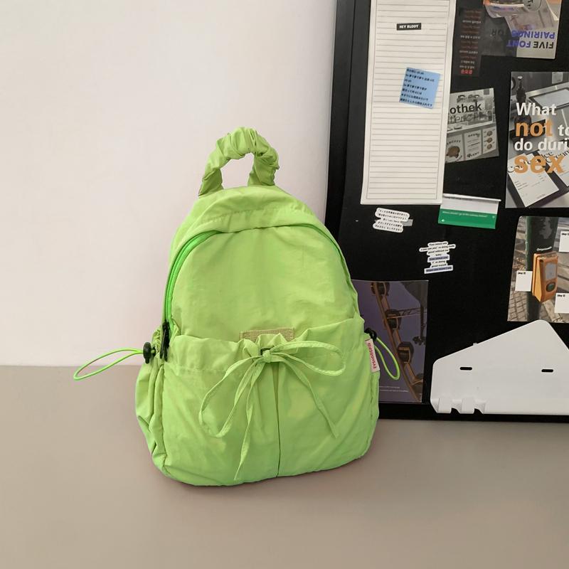 Маленький рюкзак, однотонный женский дорожный рюкзак, школьная мини-сумка, школьная сумка