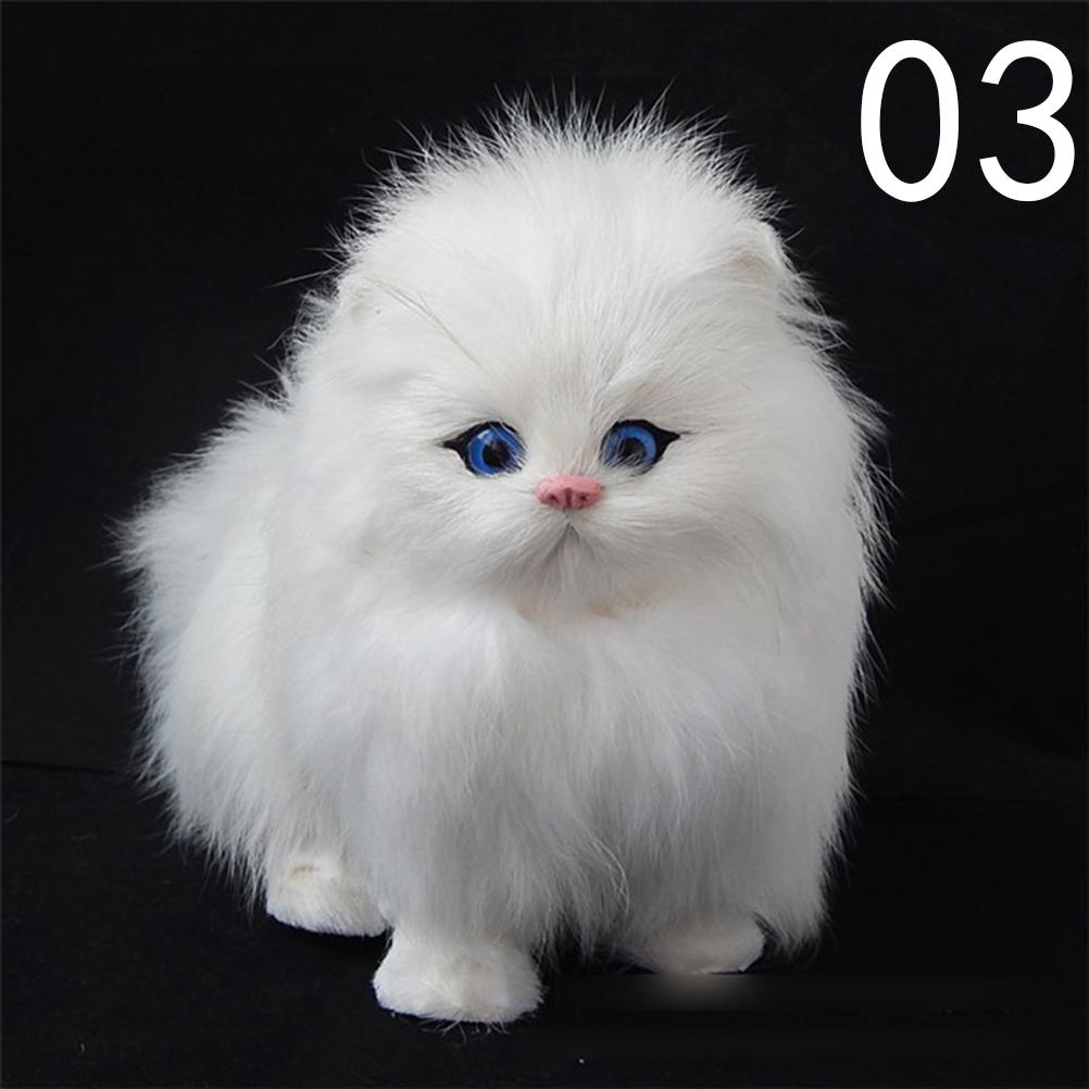 1Pc Exquisite Workmanship Vivid Adorable Cat Plush Electric Toys For Kids