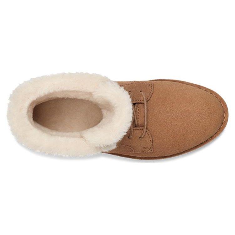 UGG Замшевые повседневные модные короткие сапоги женские сапоги каштановые 1129810-CHE