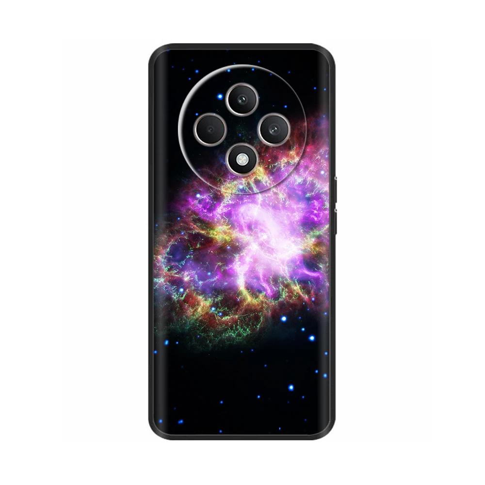 Чехол для Oppo Reno12 F CPH2687 Чехол Милое Сердечко Мягкий Черный Силикон Защитные Чехлы для Reno 12F Reno12F 5G 2024 Fundas