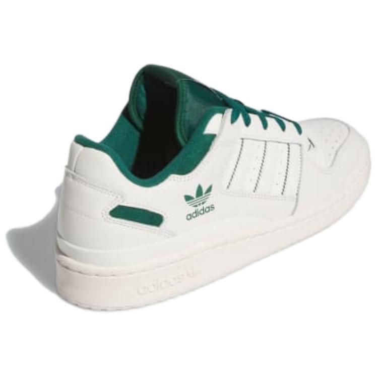 Adidas Forum Low CL Cream Collegiate Green Unisex Sneakers Cloud-White Cream-White IH5354