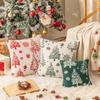 Soft Knitted Pillow Cover Xmas Tree Pattern Pillow Case New Cushion Cover  for Couch