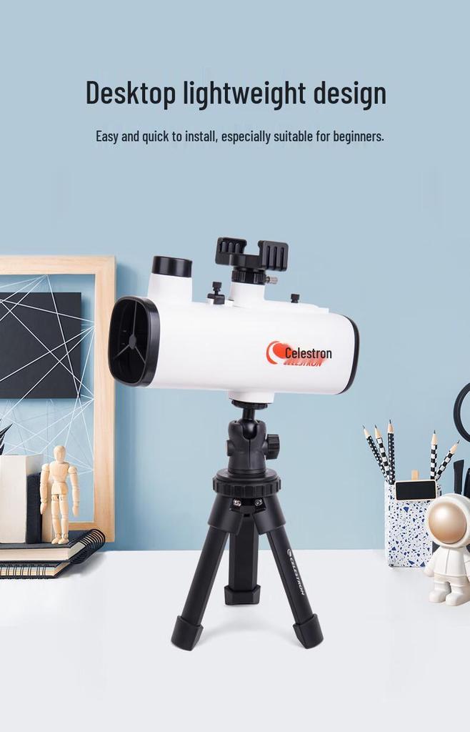 Huiyan 60 Portable Astronomical Telescope: HD High Magnification, 2-in-1 Professional Stargazing for Students