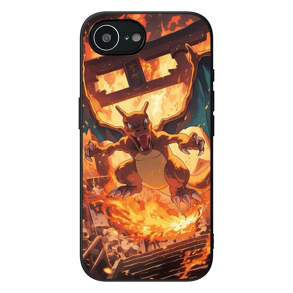 Charmander P-Pikachus Bulbasaur P-Pokemons for Apple iPhone 12 13 Mini XS 11 Pro Max 7 8 Plus XR SE 2022 SE3 + 8+ Phone Case