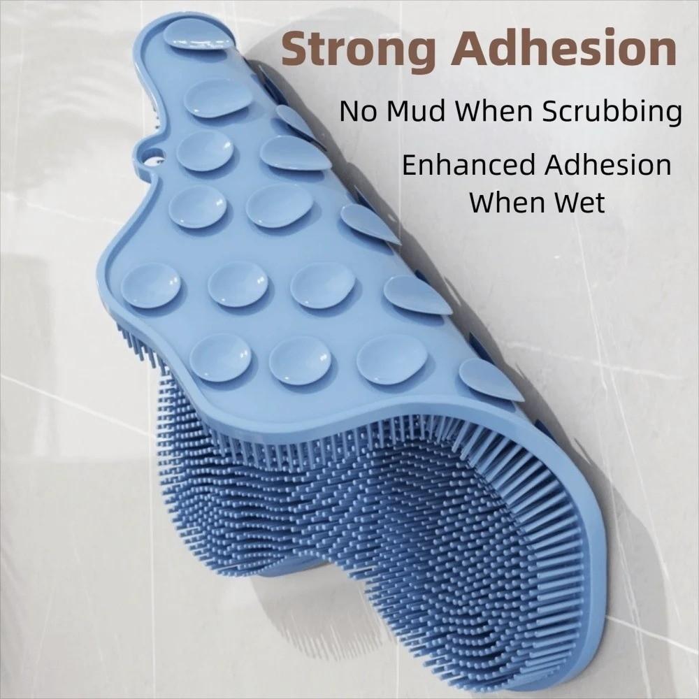 Soft Cat Scratching Brush Suction Cups Pet Massage Pad Back Scrubber Brush For Pets and Adults