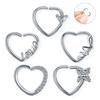 2pcs Steel Daith Love Heart Piercings Helix Ear Tragus Cartilage Rook Piercing Conch Lobe Earring 16G Nose Hoop Rings Jewelry
