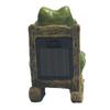 Creative Solar Powered Frog Night Light Waterproof Resin Frog Sculpture  Patio Landscape