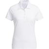 Ultimate365 Solid Short Sleeve Polo Shirt Women Tops White IP4216
