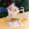 100pcs Transparent  Gifts Wedding Favors Candy Bag Self-Adhesive Christmas Snowflake  Cookie Package