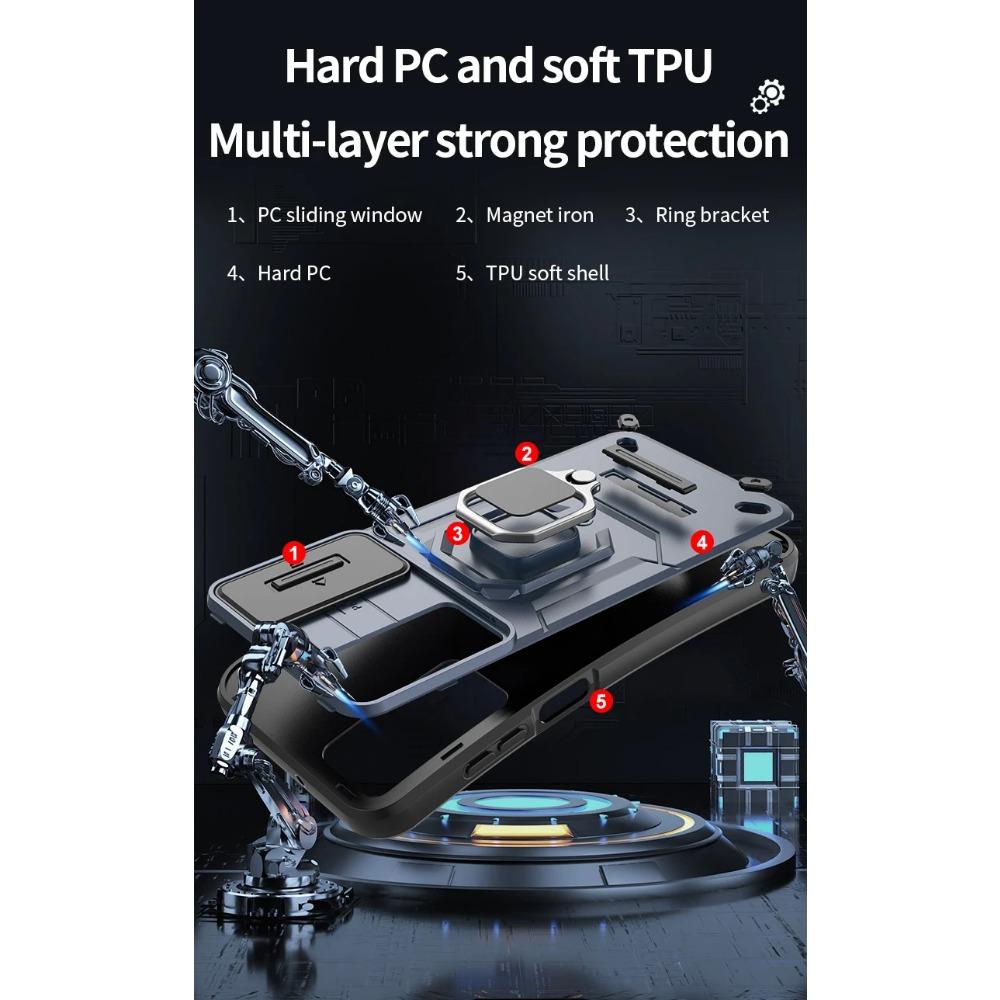 Военный защитный чехол-держатель для Samsung Galaxy S24 Plus Ultra M15 F15 A55 A15 A35 A25 M55, чехол для телефона с кольцом-подставкой, жесткая задняя защитная крышка