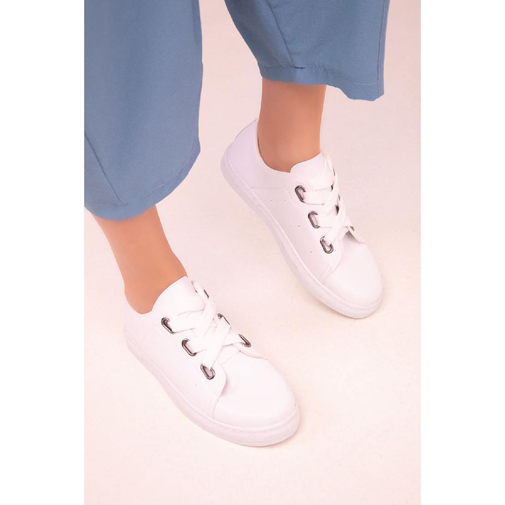 White Women's Sneaker 17995