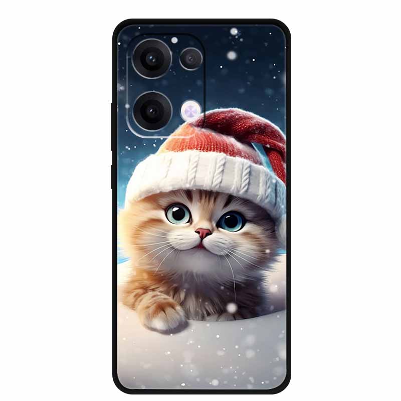 Чехол из ТПУ для телефона OPPO Reno 13 5G Чехол для телефона Coque Ударопрочный Черный Силиконовый Мягкая Задняя Крышка Для OPPO Reno 13 Reno13 Pro Чехол Funda