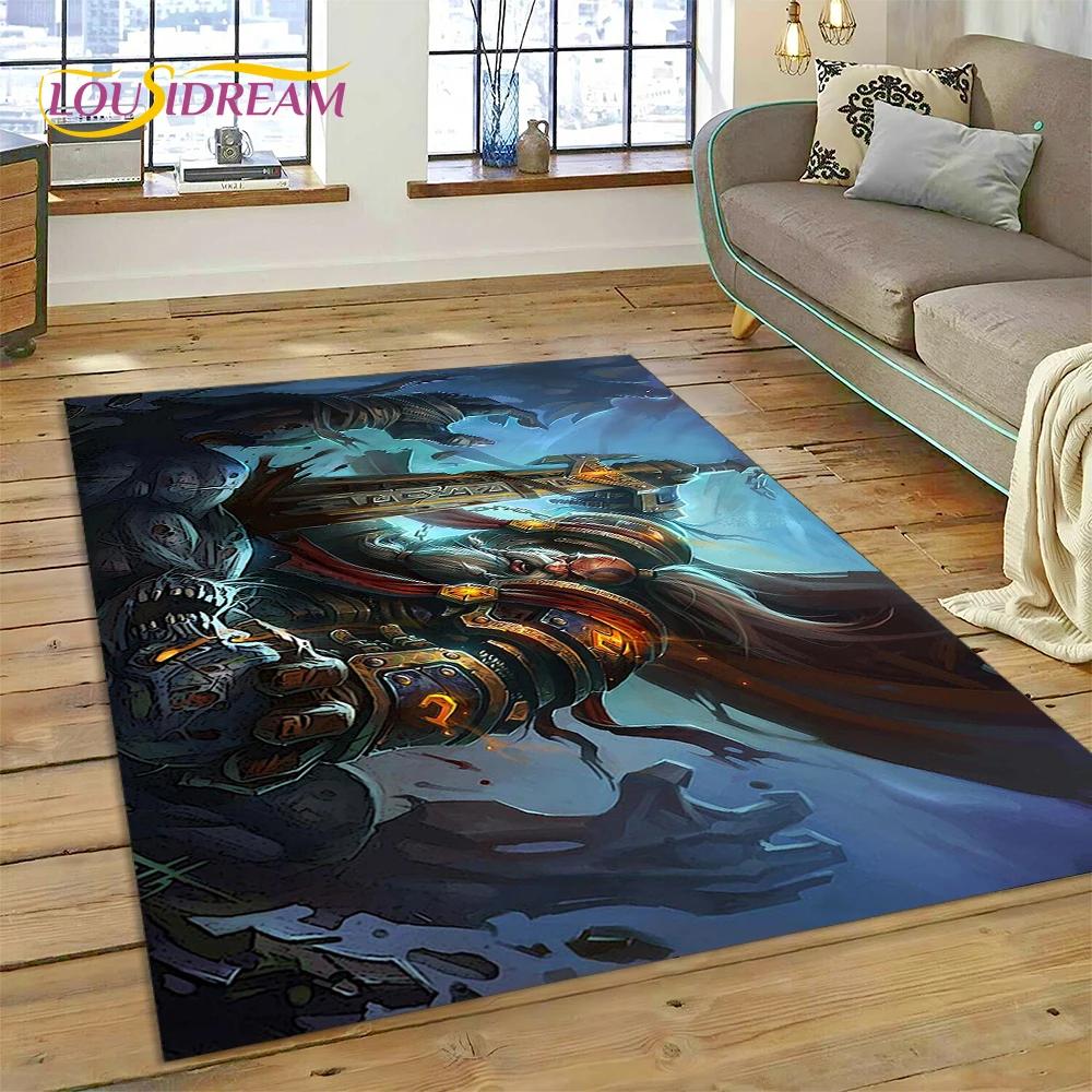 ВАУ, Ковер World of Warcraft Охотник на демонов, Король-лич для Спальни Гостиной Домашнего Дивана Декор, Детский Декор Напольный Коврик