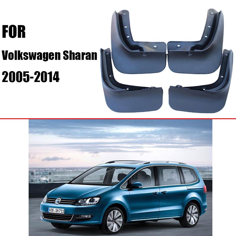 Брызговики для Volkswagen VW Sharan, брызговики, крылья, брызговики, аксессуары для автомобильных крыльев, автостилистик, передняя и задняя часть
