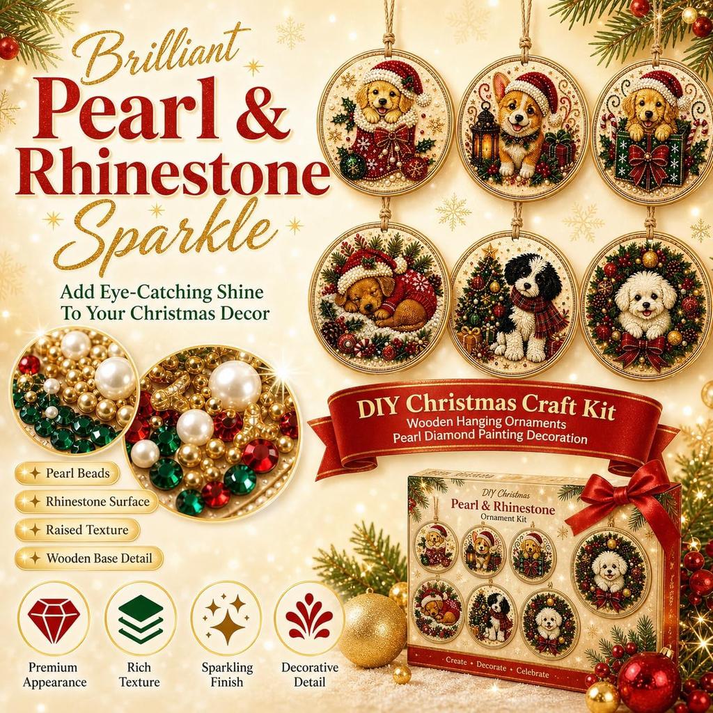 6-Piece Christmas Wooden Ornaments DIY Alphabet Series-H
