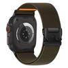Кросс-платформенный эластичный нейлоновый ремешок для Apple Watch (Серии 1-9) с парашютной пряжкой.