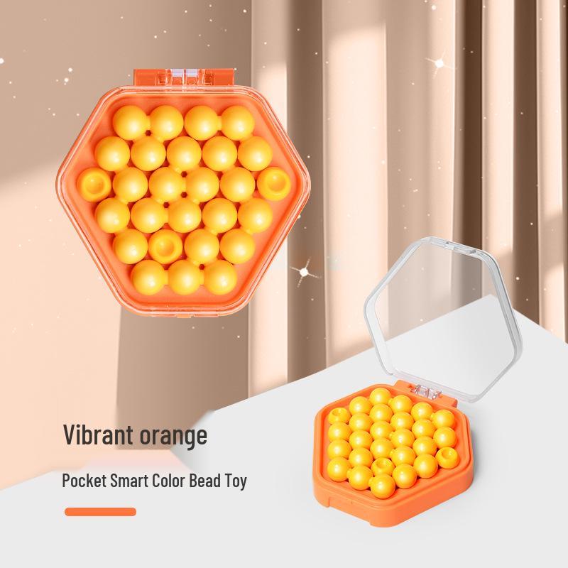 Pocket Wisdom: Color Beads Puzzle - Children's Logic & Spatial Thinking Educational Toy