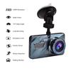 4 Inch High-definition Night Vision Front and Rear Dual Recording 1080P Dash Cam