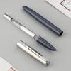 HERO Fountain Pen, 616 Small Size, Vintage Iridium Student Daily Writing Practice Ink Pen, Dark Nib F, Morandi Deep Blue