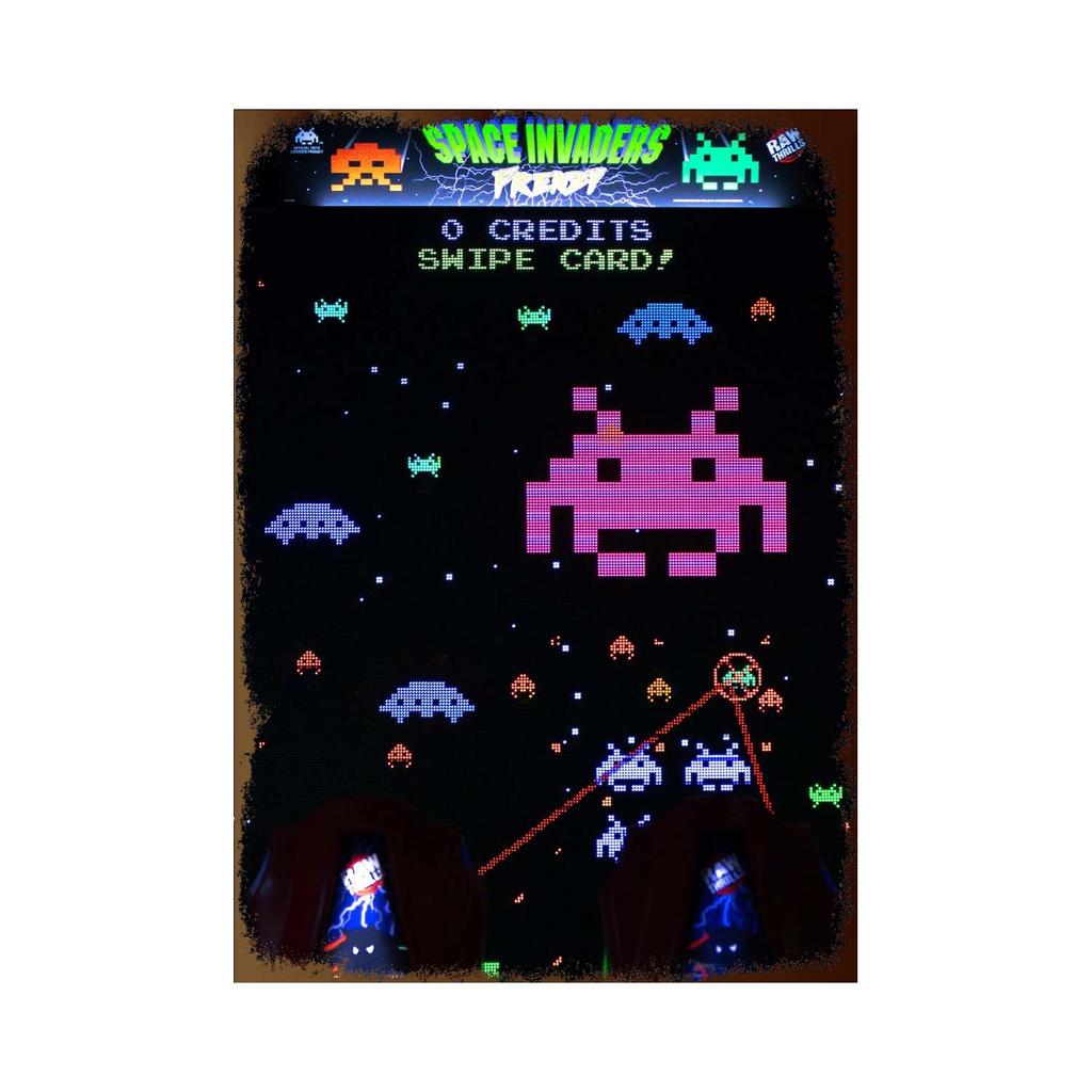 Collection of Classic Games Born In The 70s and 80s Super Space Invaders Game Video Game Metal Tin Sign Retro Poster Wall Decor