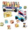 PAW Patrol Melissa & Doug Wooden ABC Block Truck (33 Pieces) [Parallel Import]