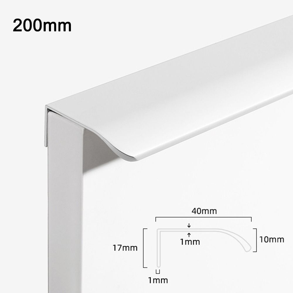 Кухонная кромка, ручка-пуля для пальцев, скрытые ручки для шкафов, аксессуары, скрытые ручки-рейлинги