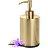 Многоразовый дозатор для мыла из нержавеющей стали - бутылка 15 унций, золотой, не ржавеет, для кухни и ванной комнаты