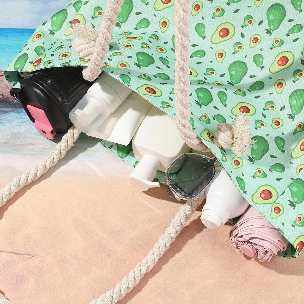 Большая летняя пляжная сумка-тоут – Повседневная сумка через плечо