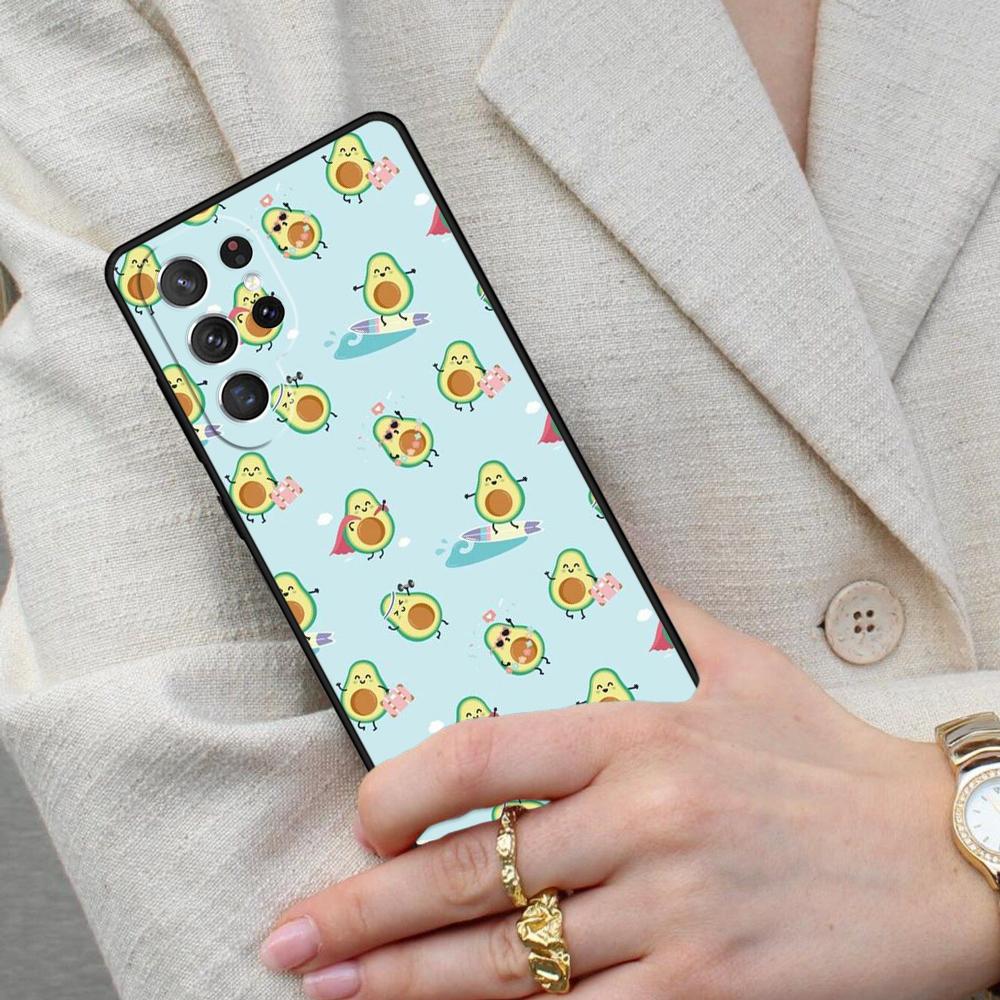 Милый чехол для телефона с авокадо для Samsung Galaxy S26 Ultra S25 S24 S23 S22 S21 S20 Note10