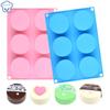 Silicone Cookie Molds Round Cylinder Candy Chocolate Molds Perfect Molds For Covered Cupcake Candy Pudding Mini Soap Making