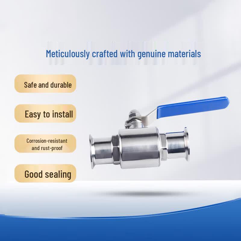 Chi Weng 304/316L Stainless Steel Sanitary Quick-Install Ball Valve