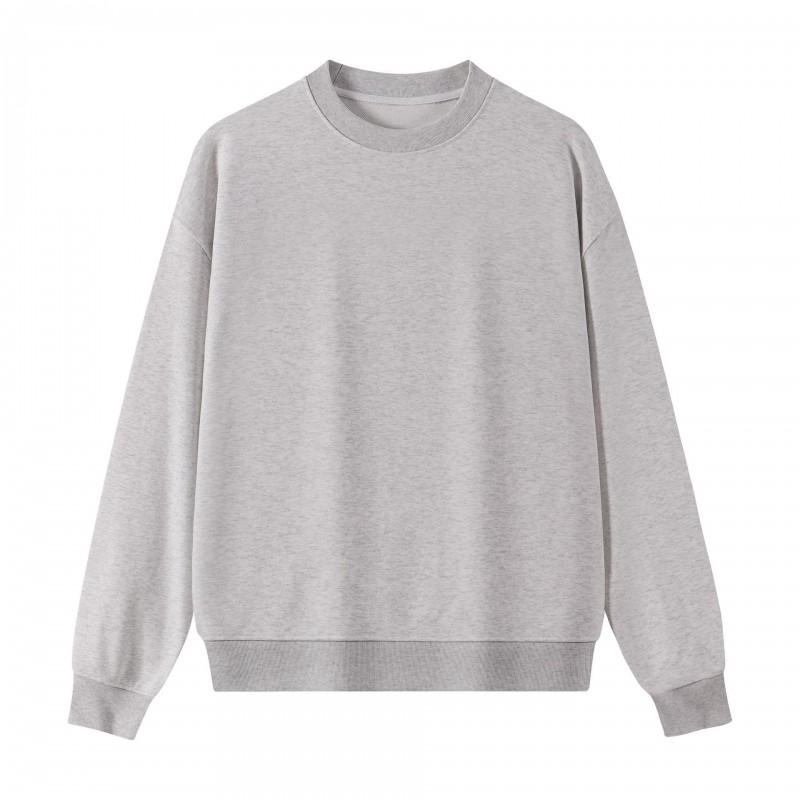 Mens Oversized Hooded Zip-Up Sweatshirt 420g Heavyweight Cotton Fleece Pullover Casual Streetwear