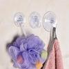 20pcs Suction Cup Hooks Strong Suction Cup Holder with Plastic Hook for Glass Window Wall Hook Hanger Household Kitchen Bathroom