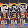 Cute Q Style Chibi Figurine With Replaceable Face Movable Joint Exquisite Collectible Model Desktop Ornament Creative Gift