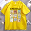 In Memoriam Stamps Women Unisex TShirt 2026 Pro Democracy TShirt Casual Cotton Short Sleeve Graphic Tees Streetwear Clothing Tops