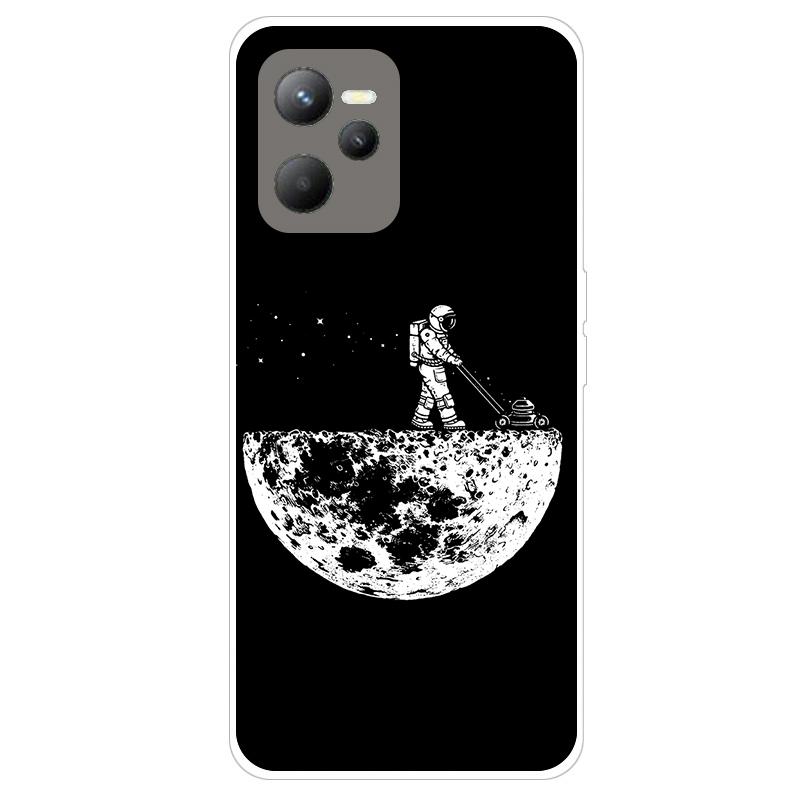 Чехол для Realme C35 RMX3511, мягкие силиконовые чехлы для телефонов с милой башней и бабочкой для Oppo Realme C35 C 35 RealmeC35, чехол-бампер