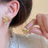 2025 Trendy Crystal Flower Earrings - High-End, Exquisite, Versatile Design