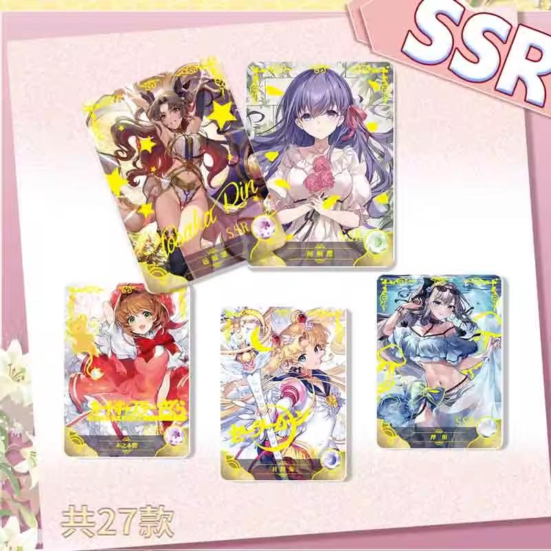 Goddess Story Anime Waifu Trading Cards Box Set–Rare SSR/SR Genshin Impact Character Cards Ideal Gift for Anime Fans Hobbyists