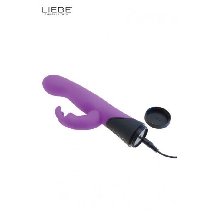 Vibromasseur - Liebe - Rabbit - Violet - Double stimulation - 2 moteurs puissants