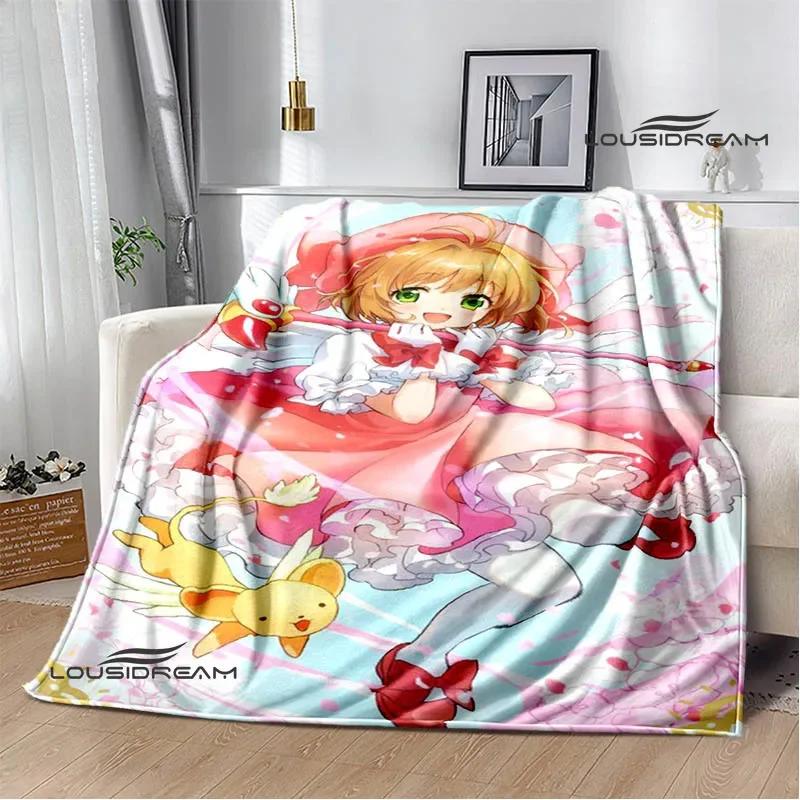 Card Captor Sakura Cartoon blankets fashion blankets Warm Flannel Soft Comfortable Blanket Home Travel Blanket Birthday Gift