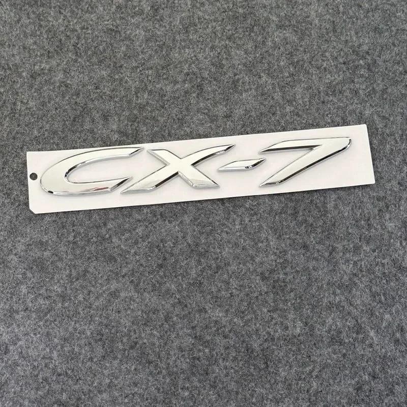 3D ABS CX-4 CX-5 Car Letter Badge Logo Trunk Decorative Sticker For Mazda 2 3 6 CX50 CX60 CX30 CX7 CX90 Demio black Accessories wcgvh11
