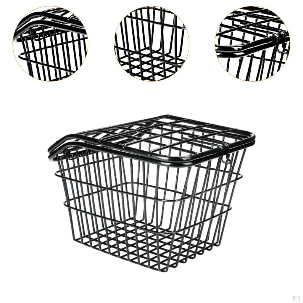 Задняя корзина для велосипеда, металлическая корзина для хранения велосипедов, багажник для велосипедов