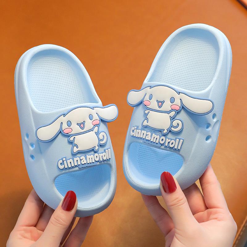 Children's slippers, slip-on sandals, non-slip home slippers for boys and girls, Kuromi cartoon EVA