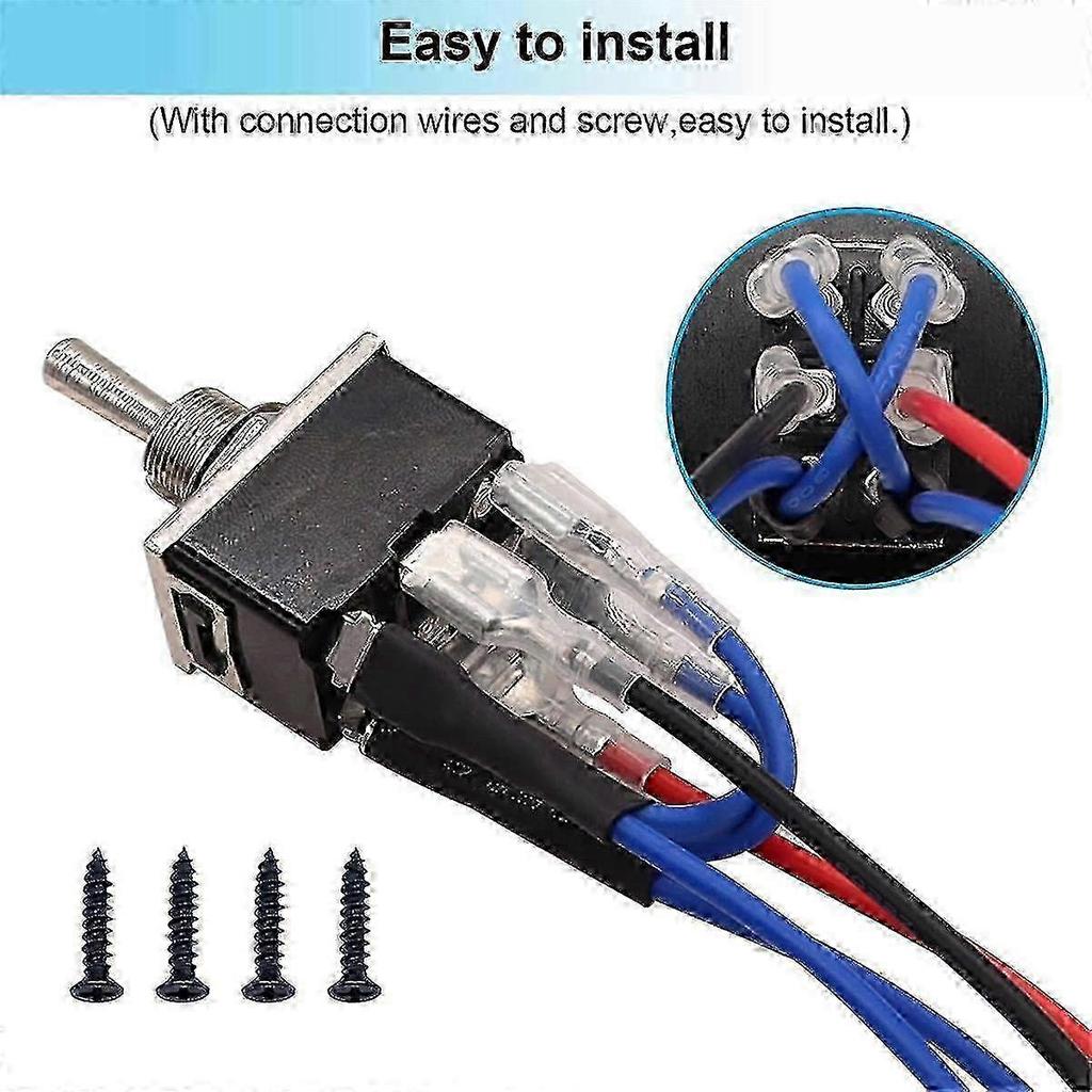 3 Position toggle switch for momentary ON-Off-ON circuits