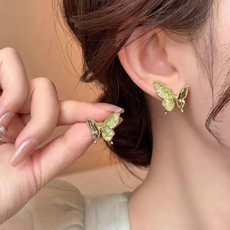Серьги-гвоздики Silver Needle Dongdaemun Fresh Colorful - Простые, Универсальные, Роскошные гвоздики с ощущением высокого класса