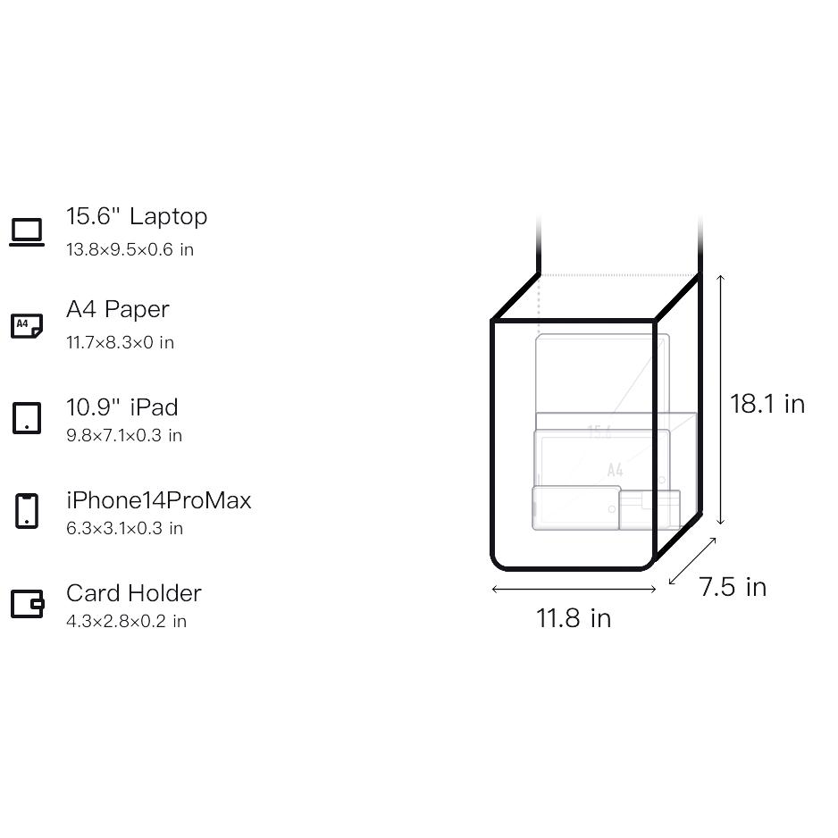 New FILA Fabric Backpack Extra Small Men's Pitch Black A13M421110FBK