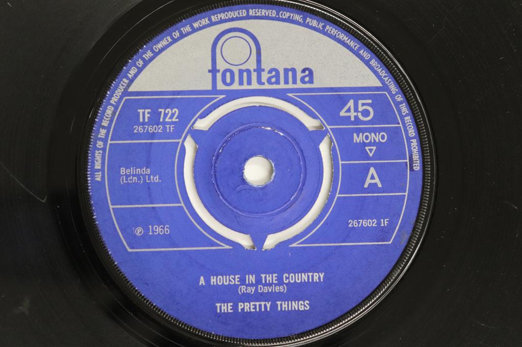 7-дюймовая пластинка PRETTY THINGS A House In The Country TF722 Fontana 1966 UK Rock Б/у