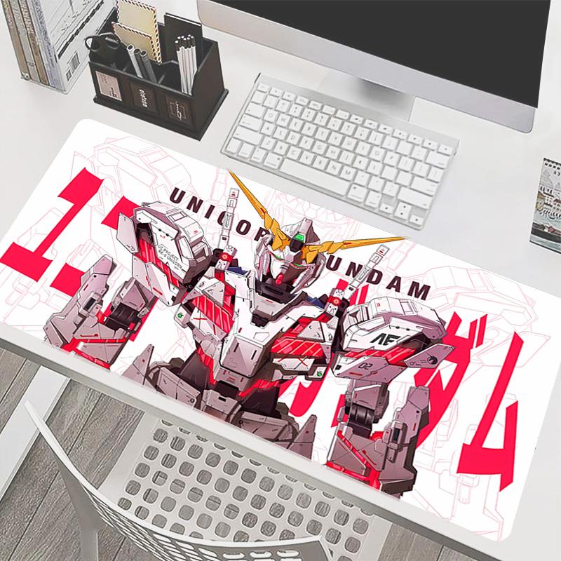 Mouse Pad Mmechanical Warrior Ggundam XXL Computer HD Print Desk mat Keyboard Anime Gaming Accessories Mousepad Carpet